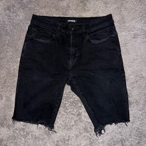 Express jean shorts